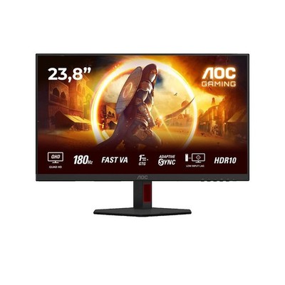 AOC Q24G4RE Gaming Monitor 2560 x 1440 Fast IPS Schwarz Rot