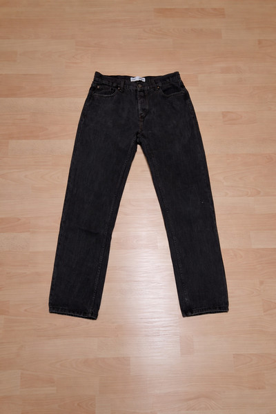 Schwarze Herren-Jeans – Loose Fit, Grösse 33/34