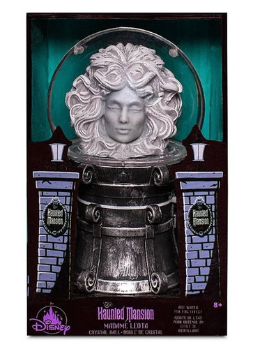 Statuina Disney 8" Madame Leota sfera di cristallo illuminata villa stregata resina - Foto 1 di 3