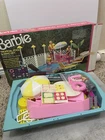 Vintage BARBIE TROPICAL POOL & PATIO SET Playset Mattel 1986 Orig Box READ