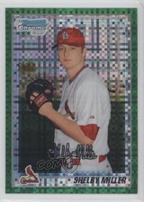 2010 Bowman Chrome Prospects Retail Green X-Fractor Shelby Miller #BCP204 1l5