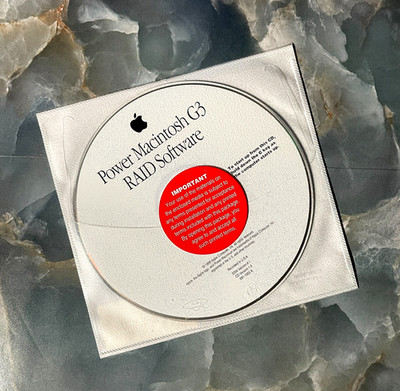 Apple Macintosh G3 RAID Software   SSW Ver. 8.1 CD Ver. 1.0/691-1965-A   Sealed