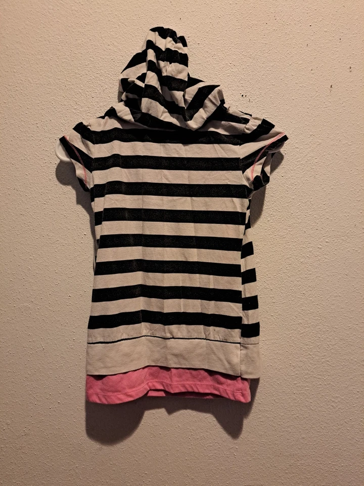 Self Esteem Hooded Zip-Up T-shirt Junior's Women's Size Small - Image 2 of 4