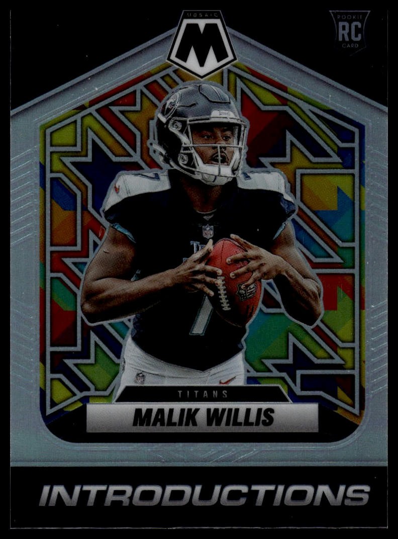 2022 Panini Mosaic #I-3 Malik Willis Introductions Silver