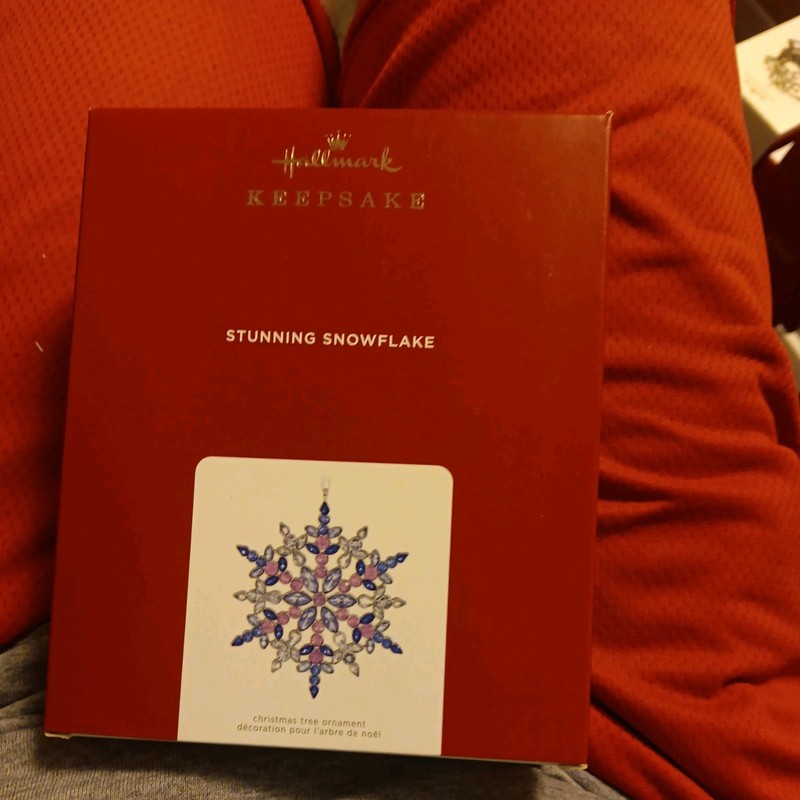 2021 Hallmark Keepsake STUNNING SNOWFLAKE Premium Ornament 