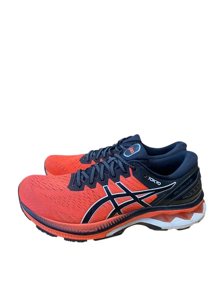 Asics Gel Kayano 27 Mens Tokyo Running Shoes Orange US 9 EU 42.5 Limited Edition - image 3 of 4