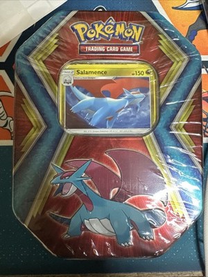 Pokemon TCG 2019 Salamence Tin with 3 Booster Packs - New & Factory Sealed  820650809859| eBay