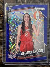Panini Prizm 2025 Georgia Amoore Rookie Prizm #140 Mystics WNBA Basketball Card
