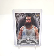 WWE Luke Harper #68 2015 Topps Undisputed Black Parallel Base Card SN 76 of 99