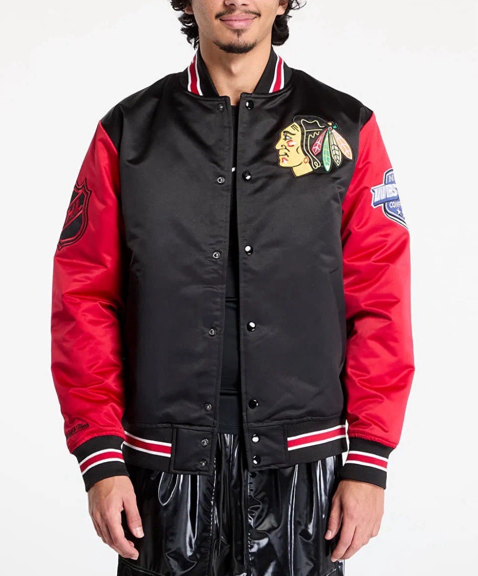 Mitchell Ness Primetime Heavyweight Satin Chicago Blackhawks