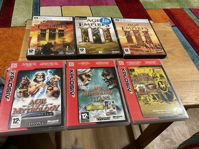 Age Of Empires And Age Of Mythology PC Spiele Bundle - 6 PC Spiele Gold Edition