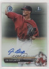 2017 Bowman Chrome Prospect Refractor 205/499 Jon Duplantier #CPA-JD Auto tt7