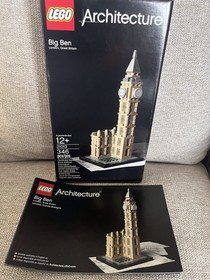 LEGO Architecture Landmark Series Big Ben 21013 Complete Set Box 346pcs 12+