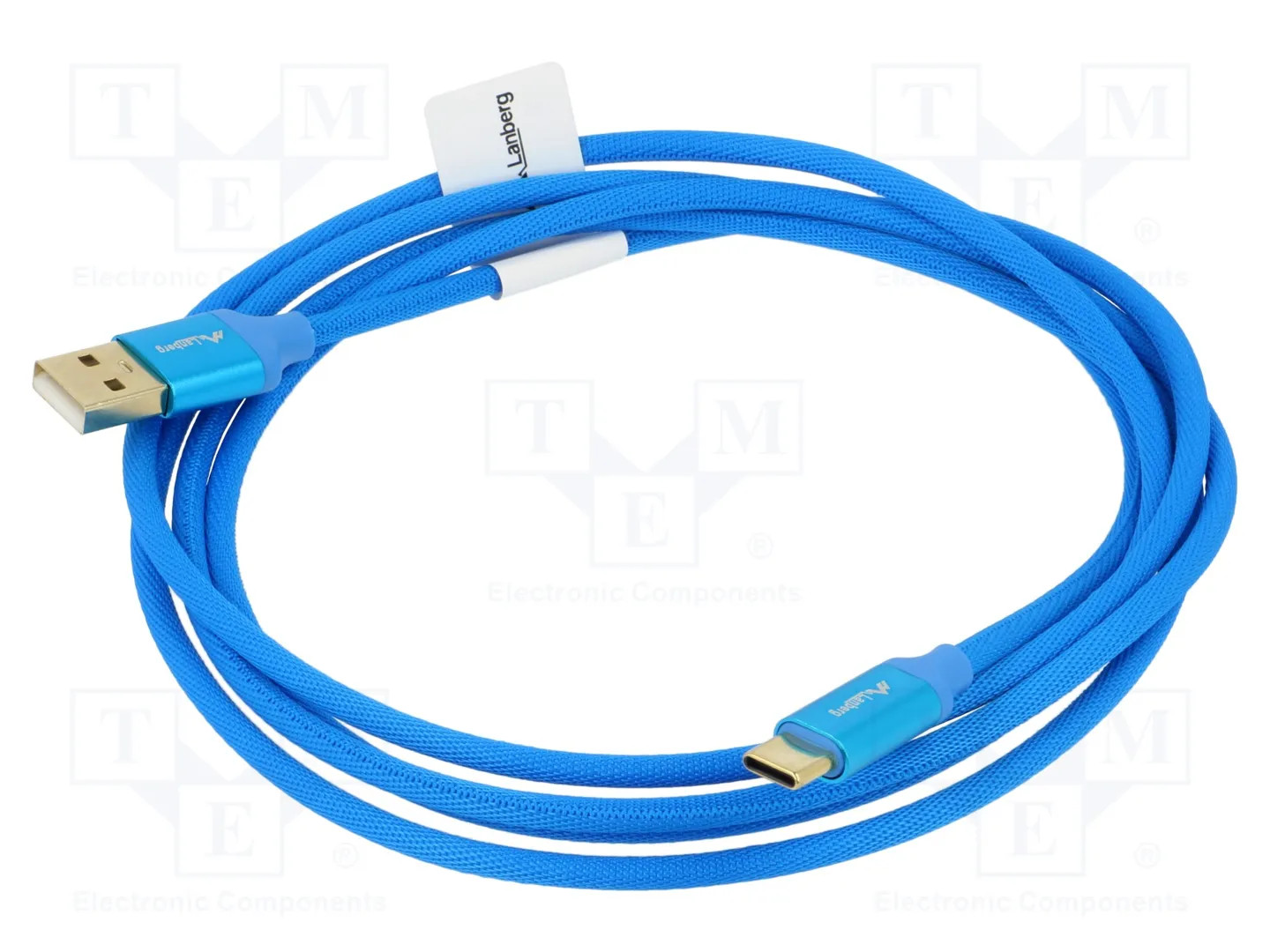 Lanberg CA-USBO-22CU-0018-BL USB Kabel USB 2.0 USB A USB C (1.80 m, USB 2.0), USB Kabel - Bild 2