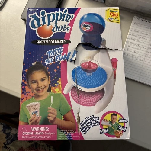 Dippin Dots Frozen Dot Maker Big Time Toys ice cream maker New Box rip