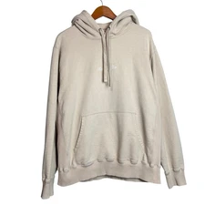 Aime Leon Dore sweatshirt XL 100% made in Canada hoodie embriodered logo Beige