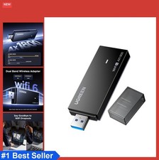 WiFi 6 USB Adapter AX1800 Dual Band 5GHz 2.4GHz for Desktop Windows 10 11