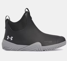 New Under Armour Charged Shoreman Deck Boots 3026906-002 Black / Gray