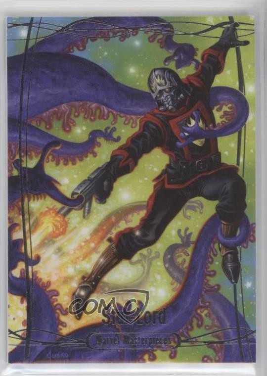 2016 Upper Deck Marvel Masterpieces 1140/1499 Level 2 Star-Lord #41 09q5