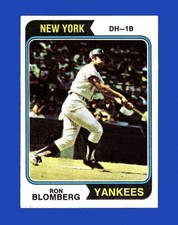 1974 Topps Set-Break #117 Ron Blomberg NM-MT OR BETTER *GMCARDS*