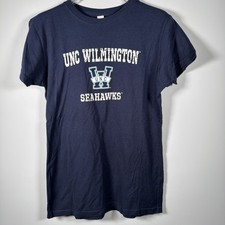 Champion UNC Wilmington Seahawks Women's Blue Logo T-shirt Large
