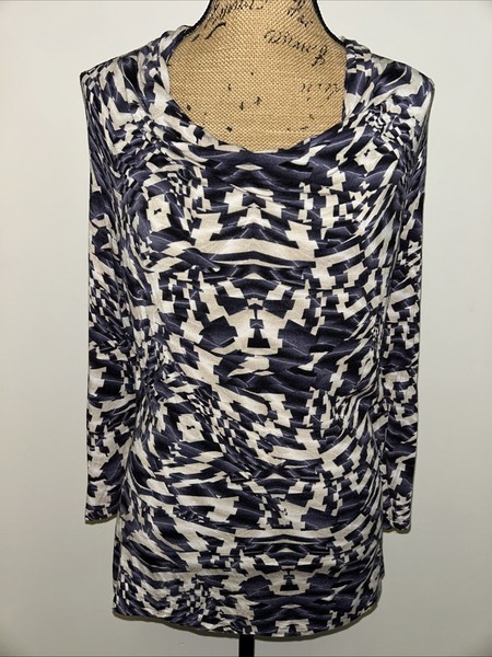 Jane Lamerton Women’s Sz 14 Top Tee Tshirt Long Sleeve Scoop Neck Stretchy VGC