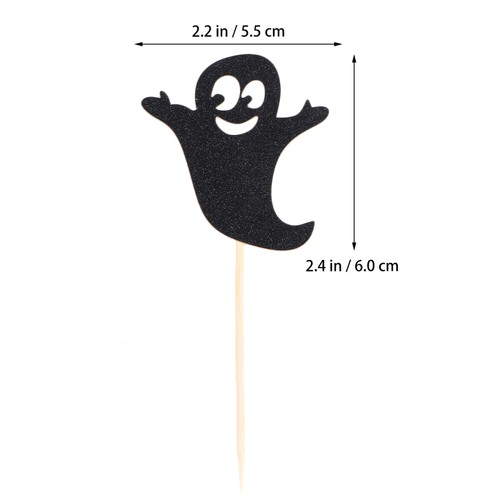 5 Pcs Inserto Per Torta Vampiri Scelte Di Dessert Toppers Halloween - Foto 12 di 12