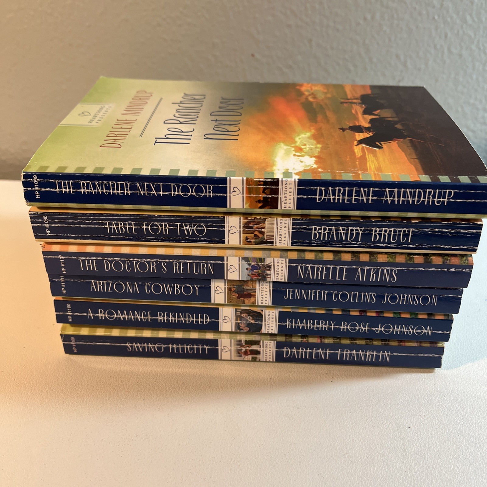 Heartsong Presents Inspirational Christian Romance 6 Book Lot (2014)