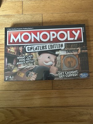 Hasbro Monopoly Board Game: Cheaters Edition  E1871 Brand New Sealed 2018