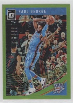 2018-19 Panini Donruss Optic Lime Green Prizm /149 Paul George #117 b8d