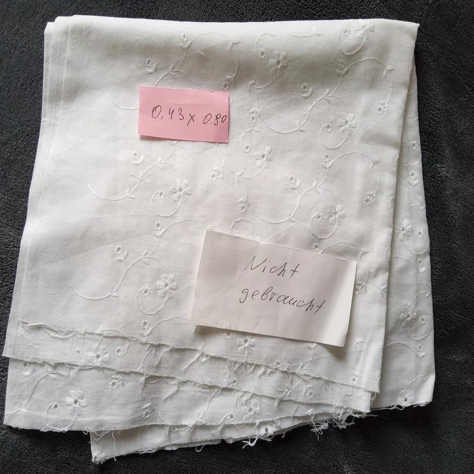 Paket Spitze Stoffreste Neu und Gebrauchte - Bild 3 von 4