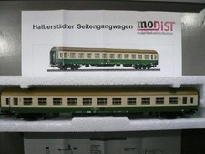 Modist Halberstädter 2.Klasse Seitengangwagen grün/beige DR IV  210114