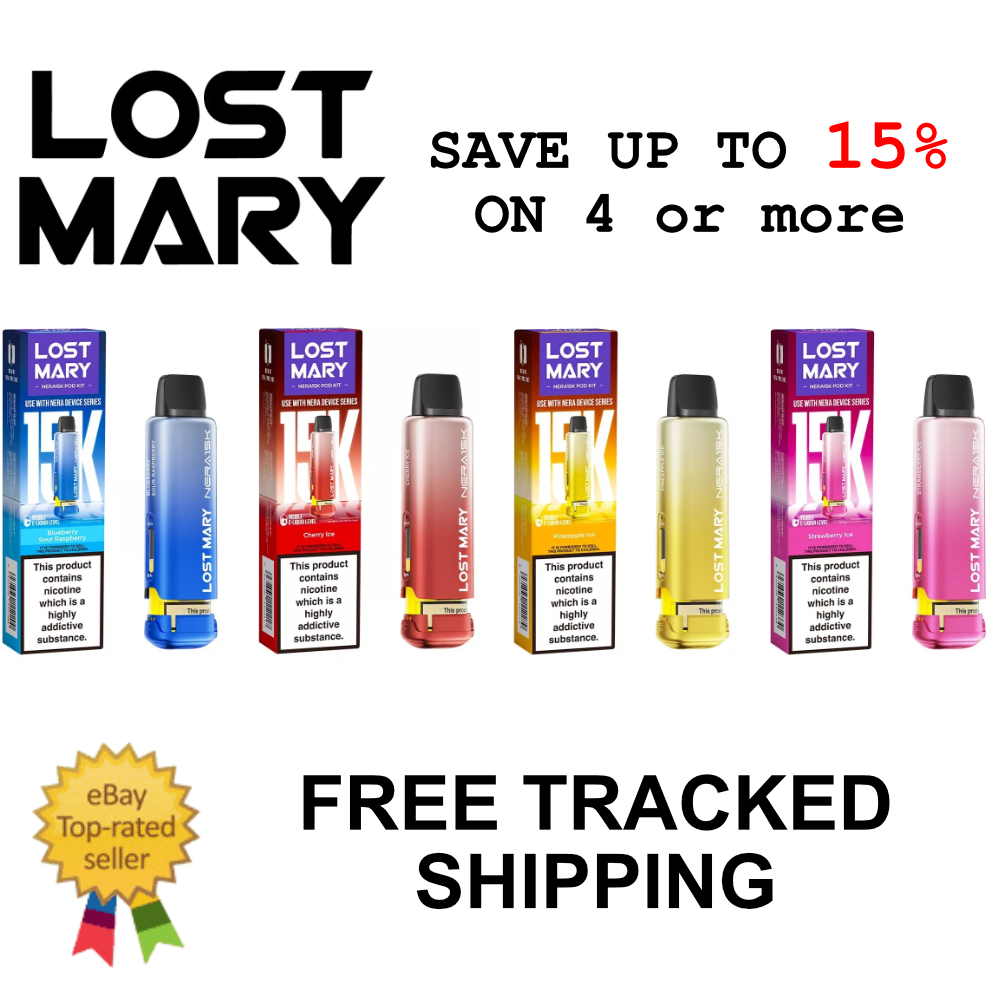 lost mary 30k pods wholesale Lost Mary Nera 15k/30K refill pods for Kits Vape e cig | 20mg | Prefilled  Pods