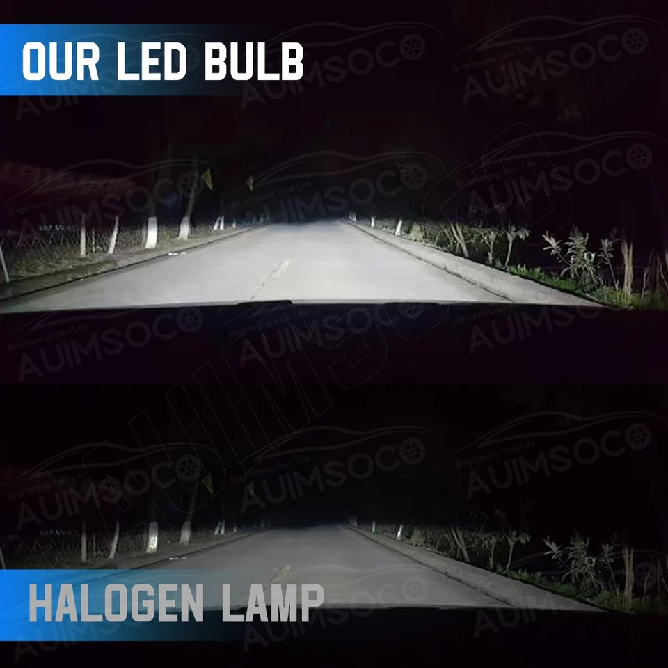 Kit de faros LED bombillas haz alto/bajo para Chevrolet Impala 1994-1996 Foto 3 de 4