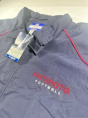 New England Patriots Reebok Windbreaker Light Jacket Size 2XL Vintage NWT