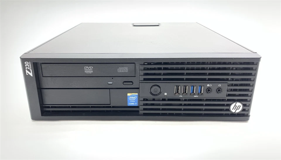 HP Z230 SFF Workstation PC i7-4770 3.40GHz 16GB 800GB SSD NO/OS GeForce GT720 - Image 3 of 4