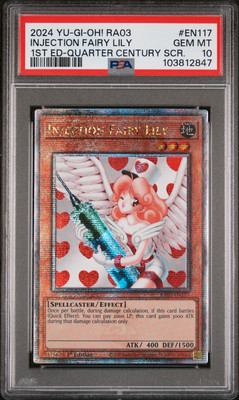 2024 YU-GI-OH! RA03-QUARTER CENTURY BONANZA #EN117 INJECTION FAIRY