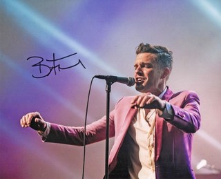 A Fantastic Genuine Autograph of Brandon Flowers 10x8 with COA