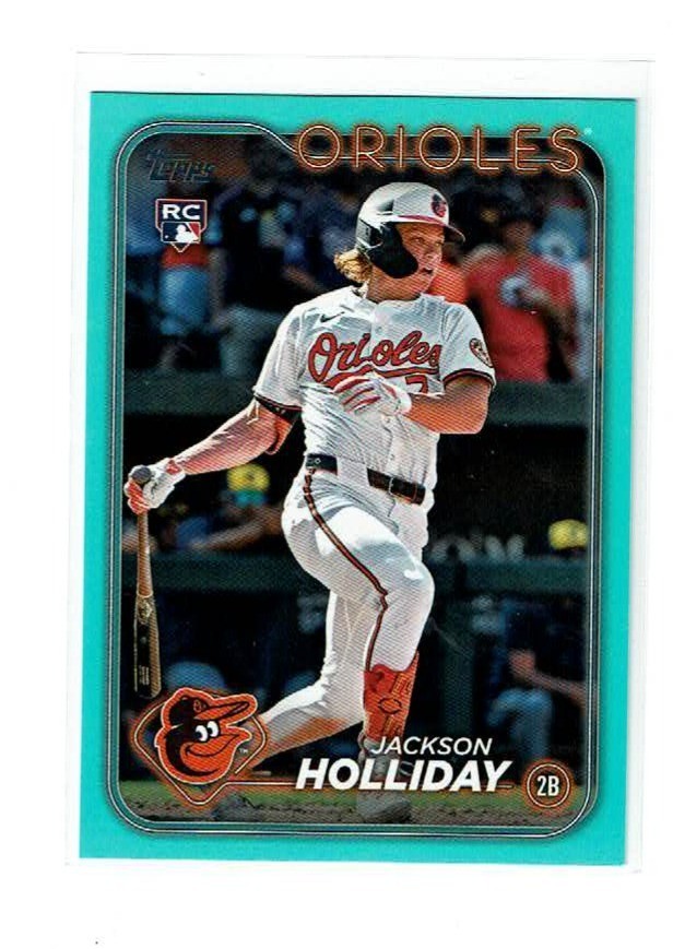 2024 Topps Update Series - Jackson Holliday #US50 Aqua (RC)