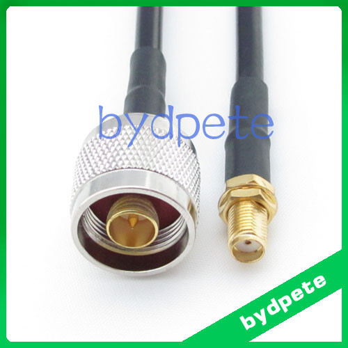 8 pulgadas RG58 N enchufe macho a SMA hembra conector RF cola de cerdo puente coaxial 20 cm - Imagen 1 de 1