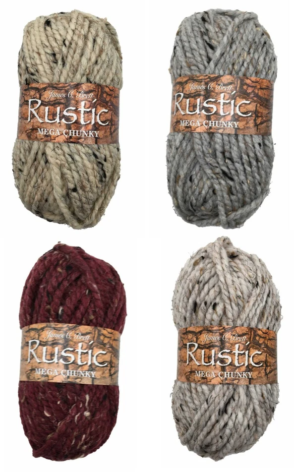Clearance James C Brett Rustic Mega Chunky Knitting Yarn