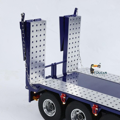 5-Achs-Metall-Sattelauflieger für TAMIYA 1/14 RC Tractor Funksteuerung Dumper - Bild 9 von 12