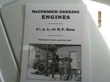 1925 McCormick Deering 1 1/2 to 10HP Gas-Kerosene Engine Mail Order Catalog 
