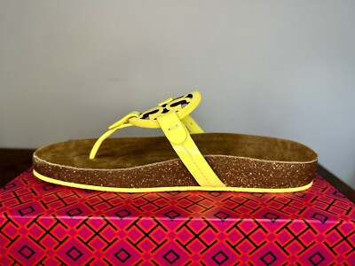 New Tory Burch Miller Cloud Sandal in Blazing Yellow Size 7 | eBay New Tory Burch Miller Cloud Sandal in Blazing Yellow Size 7 | eBay
