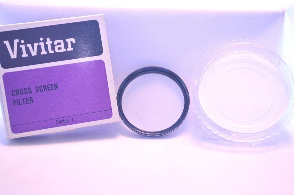 Vivitar Series VII (7) NEW Cross Screen Screw-In Filter Case/Box Japan (R-142) - Image 2 of 2