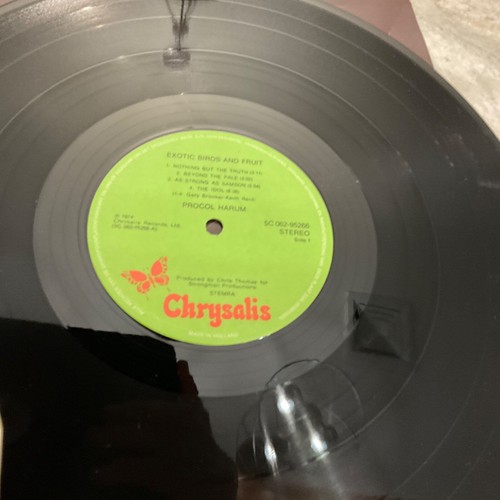 PROCOL HARUM LP Exotic Birds And Fruit Chrysalis 1974 OG DUTCH PRESS EX/VG+ - Picture 2 of 3