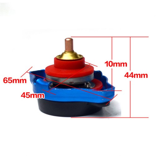 Universal Car Thermost Radiator Cap Cover & Water Temp Gauge Meter 1.1 Bar I.KN - Picture 5 of 8