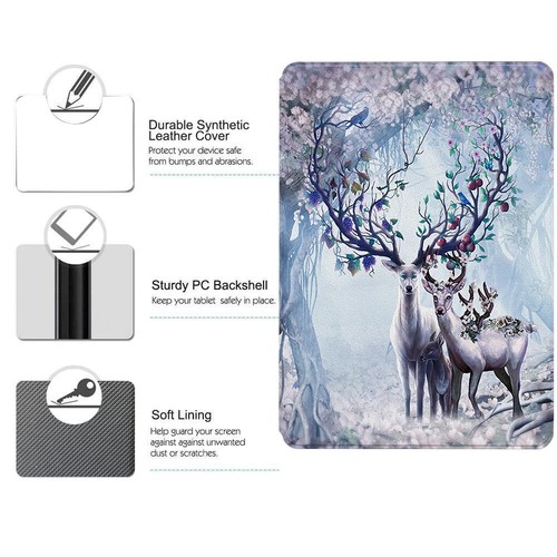 Amazon Kindle Paperwhite 6" Lector Delgado Cuero Protector Folio Abatible Estuche Cubierta - Imagen 10 de 32