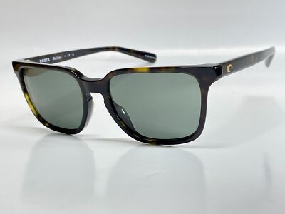 Costa Del Mar Kailano Tortoise frame gray 580 polarized glass lens NEW