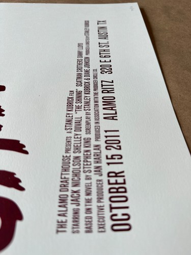 THE SHINING Movie Poster Print WE BUY YOUR KIDS Mondo Limited VERY RARE Kubrick - Picture 4 of 4